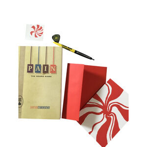 Third Man Records Jack White Stripe PAIN Book, Card, Pen, Guitar Pick, Sticker